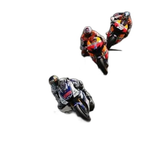 concept art, three, motorcycle, racers transparent PNG cut-out