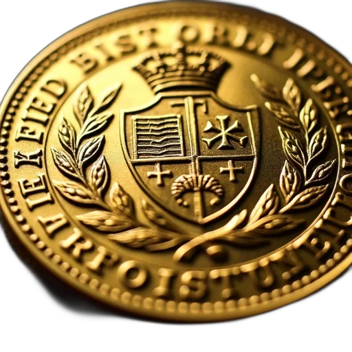 jewelry, 3d render, golden, close-up transparent PNG cut-out
