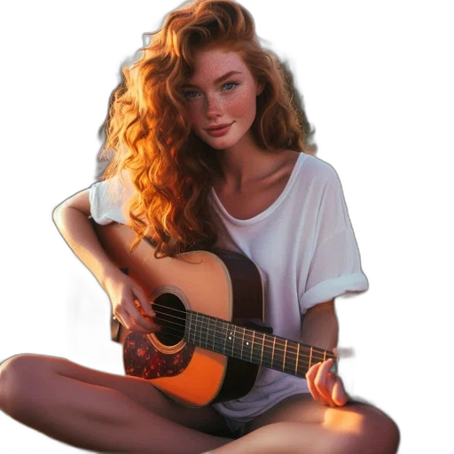 hair, face, dress, photorealistic transparent PNG cut-out