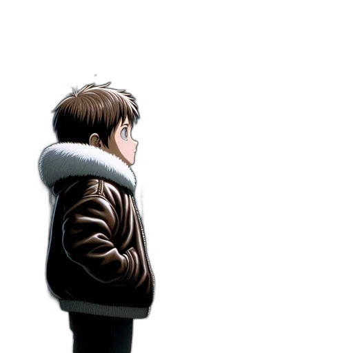jacket, weapon, robot, creature transparent PNG cut-out