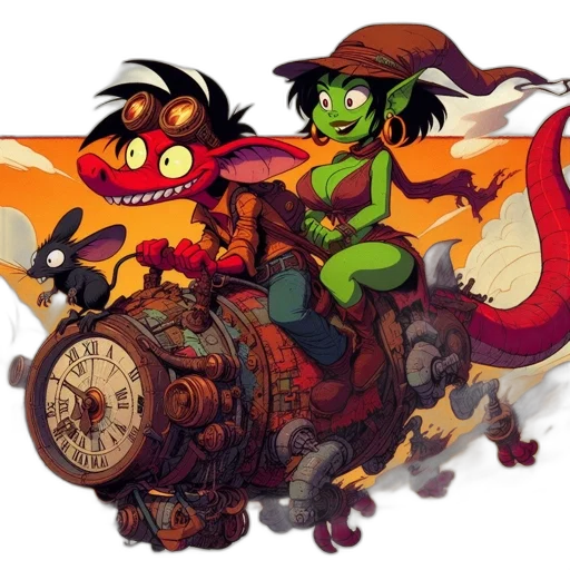 dragon, concept art, fantasy art, comic book art transparent PNG cut-out