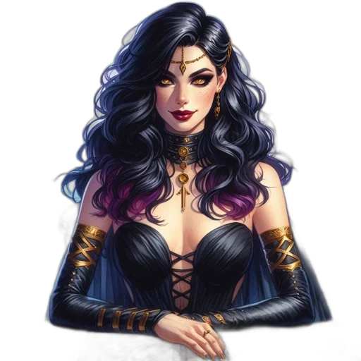 jewelry, fantasy art, comic book art, concept art transparent PNG cut-out
