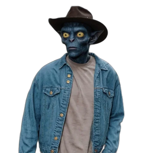 mask, jacket, hat, creature transparent PNG cut-out