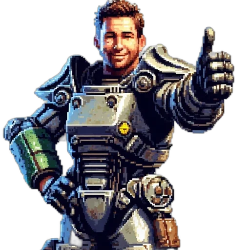 robot, staff, weapon, jacket transparent PNG cut-out