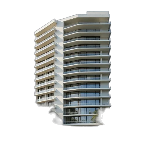 building, 3d render, photorealistic, concept art transparent PNG cut-out