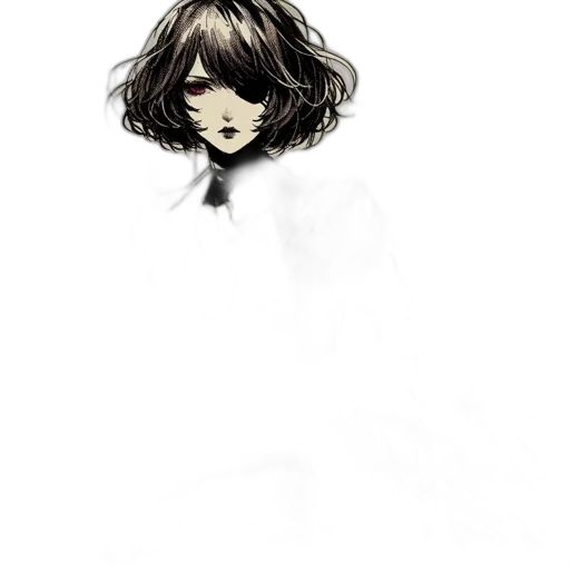 mask, face, hair, creature transparent PNG cut-out