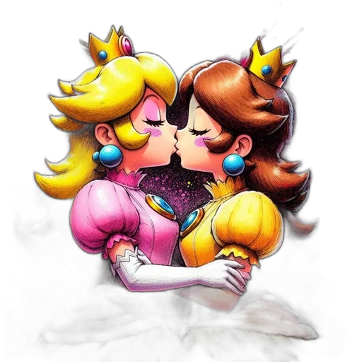 crown, dress, pixel art, concept art transparent PNG cut-out