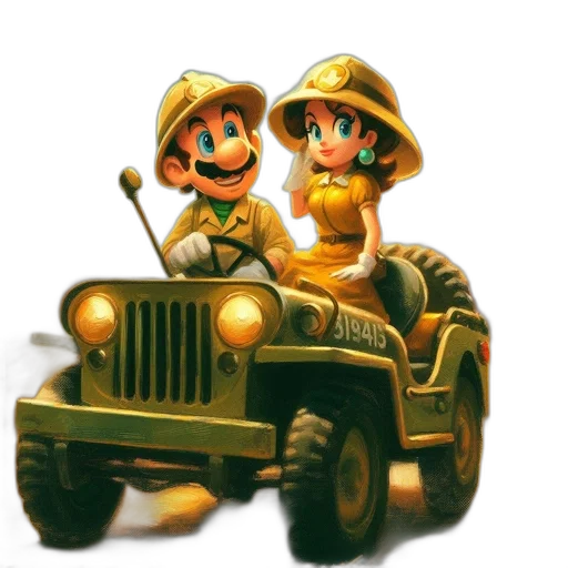 car, weapon, hat, concept art transparent PNG cut-out