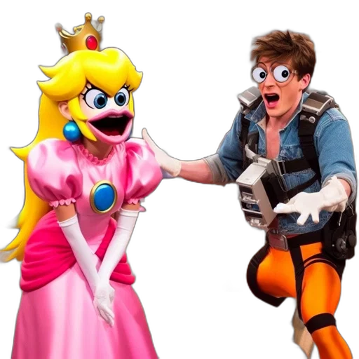 crown, weapon, robot, dress transparent PNG cut-out