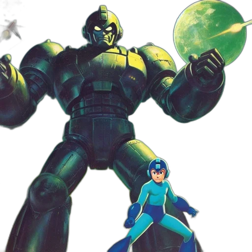 robot, concept art, comic book art, outer space transparent PNG cut-out