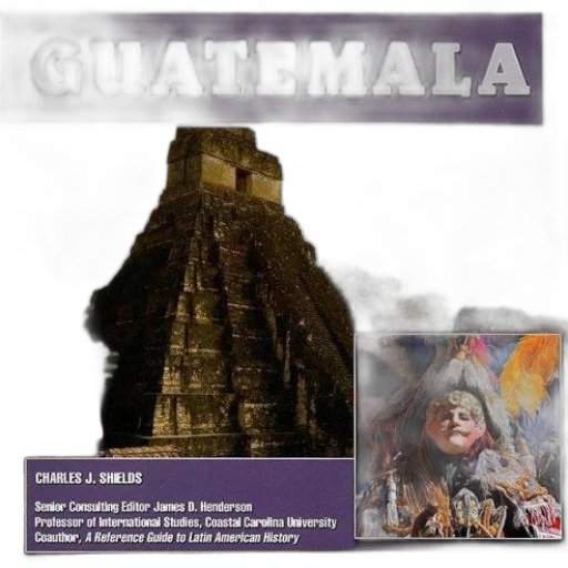 book, cover, guatemala, featuring transparent PNG cut-out