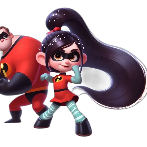 concept art, 3d render, comic book art, cartoon transparent PNG cut-out