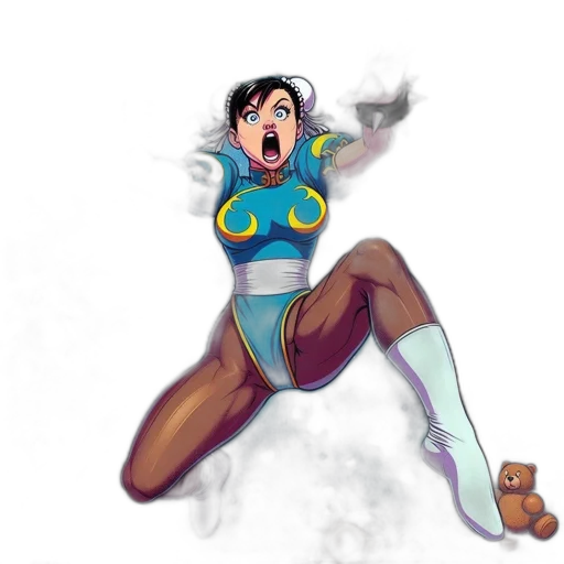 comic book art, concept art, fantasy art, cartoon transparent PNG cut-out