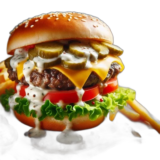 food, animal, weapon, photorealistic transparent PNG cut-out