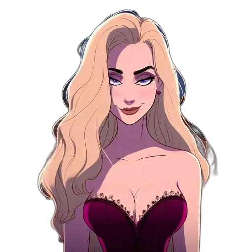 dress, cartoon, fantasy art, concept art transparent PNG cut-out