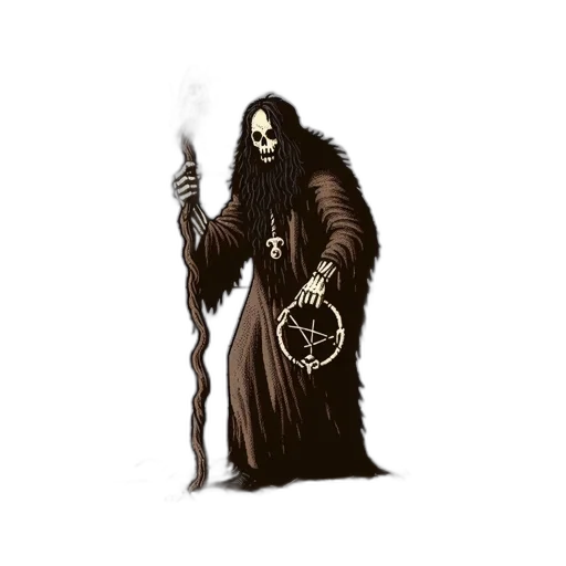 staff, mask, creature, weapon transparent PNG cut-out