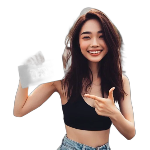 face, creature, hair, weapon transparent PNG cut-out