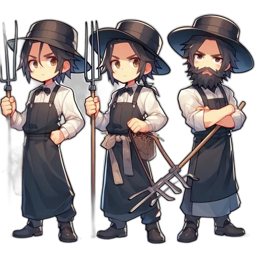 staff, pixel art, concept art, anime transparent PNG cut-out