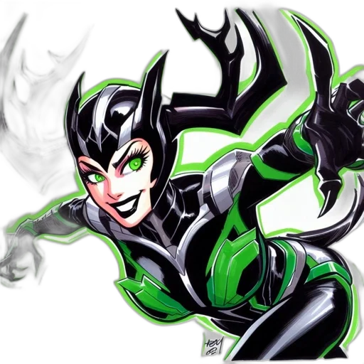 comic book art, concept art, fantasy art, cartoon transparent PNG cut-out