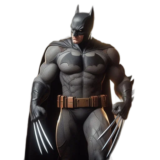 comic book art, concept art, 3d render, photorealistic transparent PNG cut-out