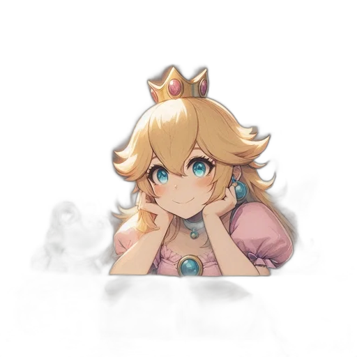 crown, dress, staff, weapon transparent PNG cut-out