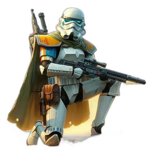 weapon, robot, staff, concept art transparent PNG cut-out