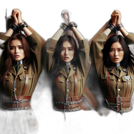 jacket, weapon, photorealistic, concept art transparent PNG cut-out