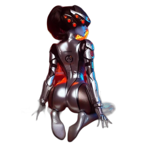robot, dress, jacket, concept art transparent PNG cut-out