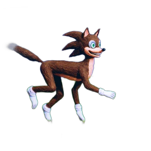 creature, animal, staff, hair transparent PNG cut-out