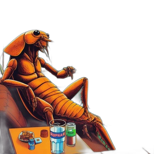 furniture, robot, creature, concept art transparent PNG cut-out