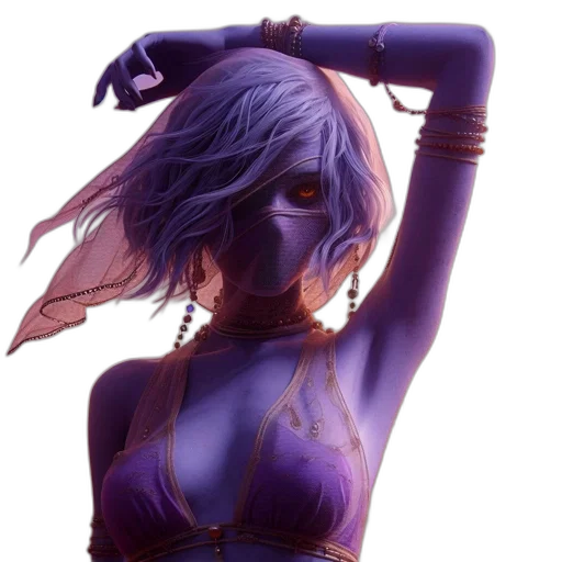 mask, dress, jewelry, face transparent PNG cut-out