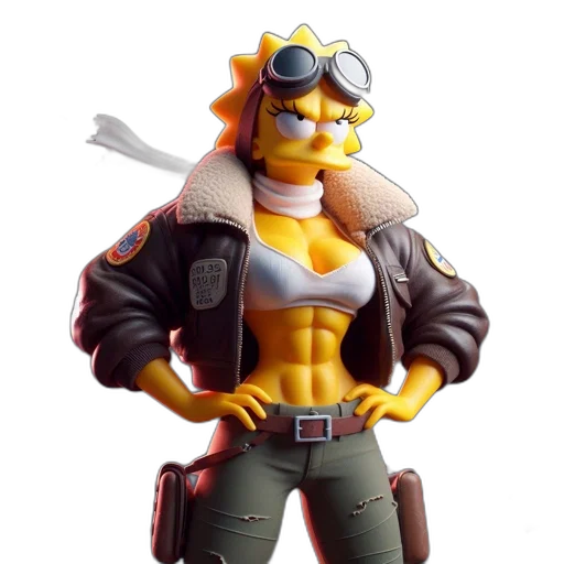 jacket, weapon, concept art, 3d render transparent PNG cut-out