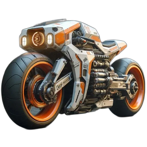 weapon, car, robot, concept art transparent PNG cut-out