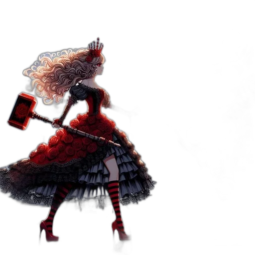 dress, weapon, sword, staff transparent PNG cut-out