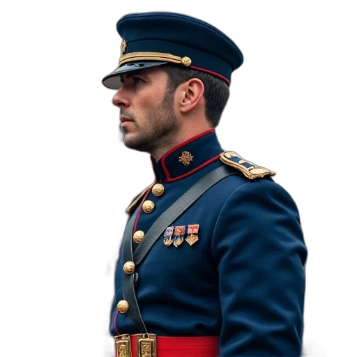 staff, hat, face, jacket transparent PNG cut-out