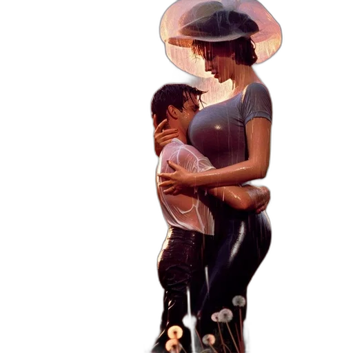umbrella, hat, robot, dress transparent PNG cut-out