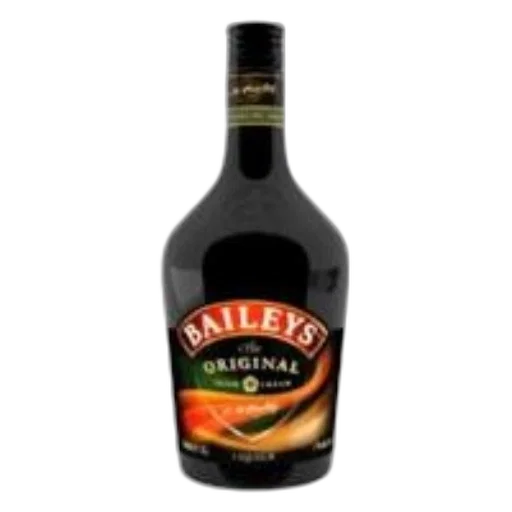 bottle, food, 3d render, baileys transparent PNG cut-out