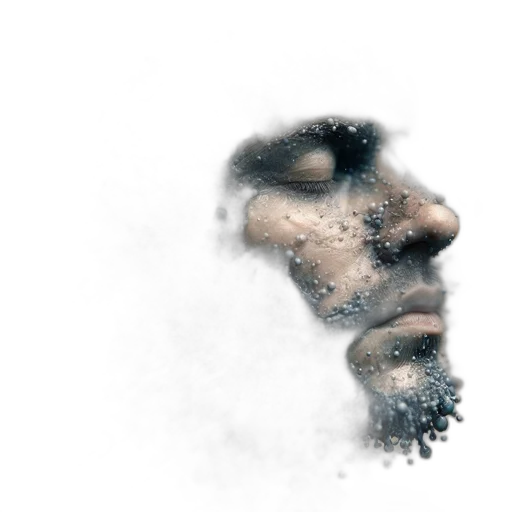 face, mask, photorealistic, concept art transparent PNG cut-out