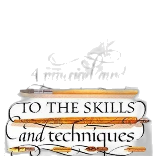 staff, art, calligraphy, practical transparent PNG cut-out