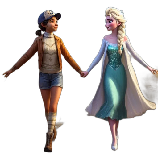 concept art, 3d render, fantasy art, pixel art transparent PNG cut-out