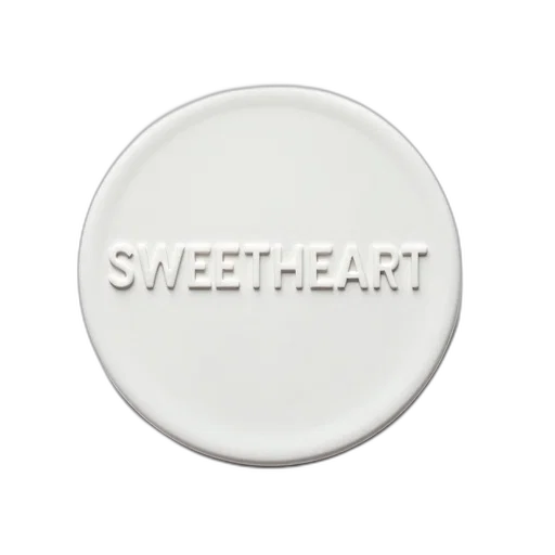 white, plastic, lid, word transparent PNG cut-out