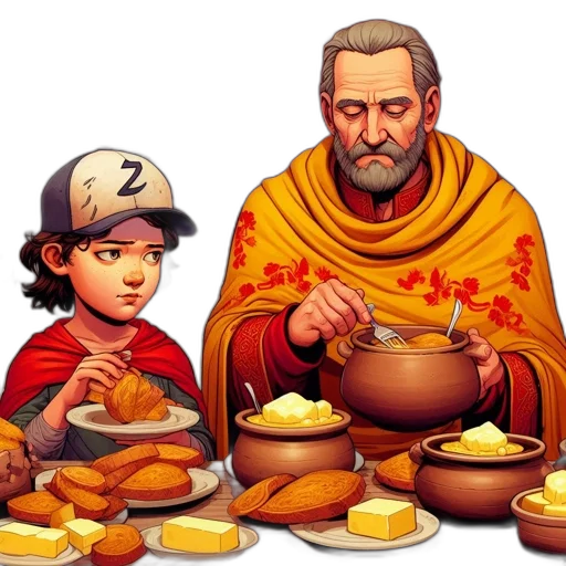 food, pixel art, concept art, fantasy art transparent PNG cut-out