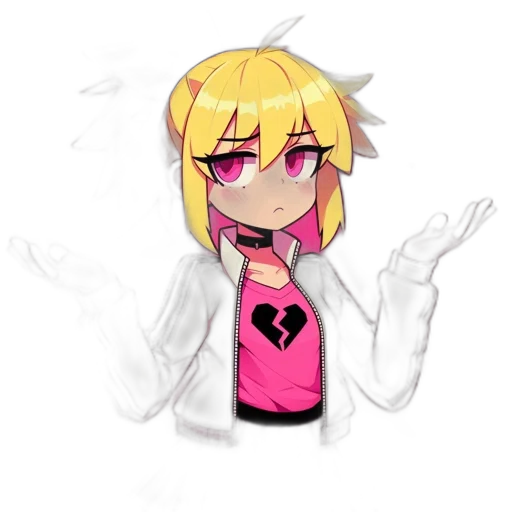 staff, jacket, robot, pixel art transparent PNG cut-out
