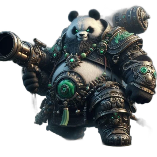 weapon, animal, staff, robot transparent PNG cut-out