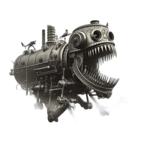 creature, robot, dragon, weapon transparent PNG cut-out