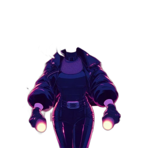 robot, jacket, mask, creature transparent PNG cut-out