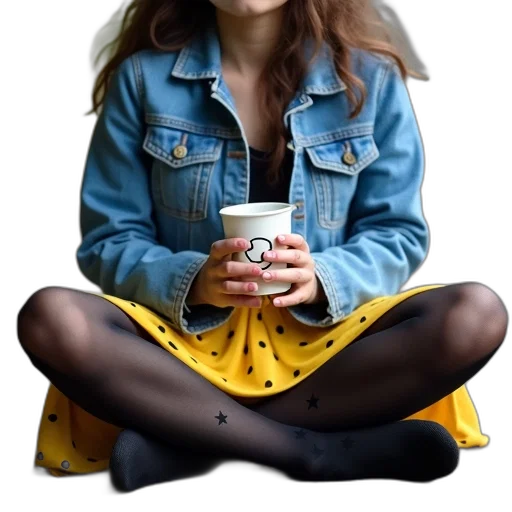 jacket, face, dress, hair transparent PNG cut-out