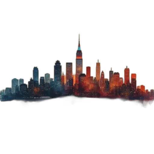 building, concept art, pixel art, watercolor transparent PNG cut-out