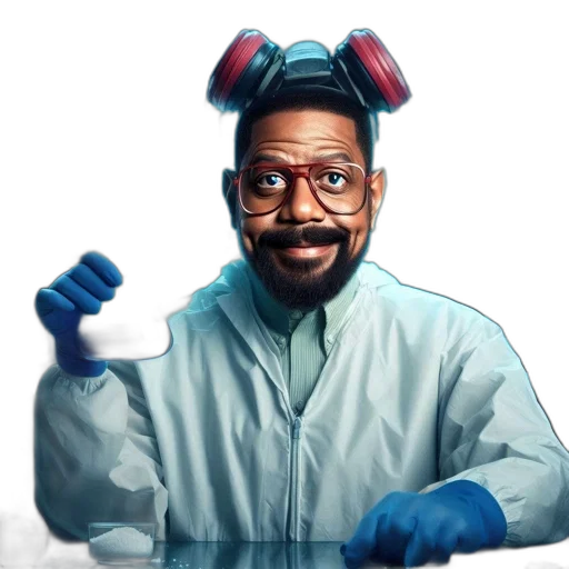staff, jacket, mask, robot transparent PNG cut-out