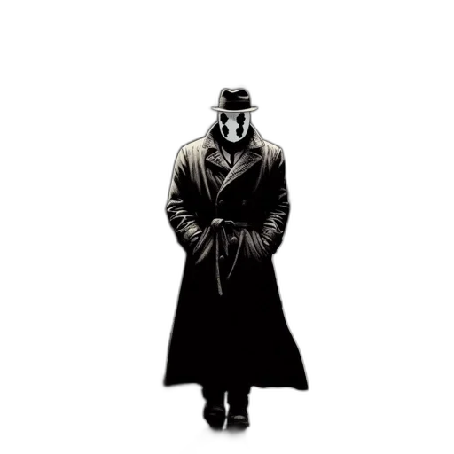 jacket, mask, hat, staff transparent PNG cut-out